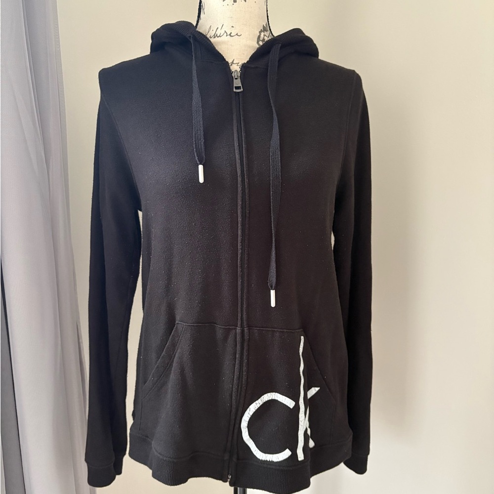 Calvin Klein Black Hooded Jacket